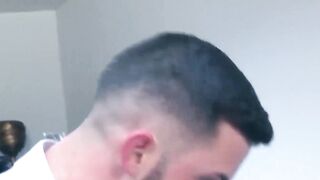 Horny Mike De Marko had his cock jerks while getting ass fucked by Sunny Colucci