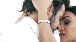 Bearded Vince Karter and Brunette Alyssa Reece were satisfied in their intense anal f