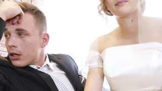 Sexy bride Stacy Cruz receives pussy drilling from another dude in front of her husba