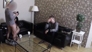This guy hates seeing her stunning girl Jocelyne Z having sex with another dude