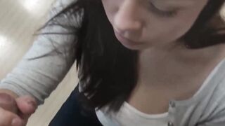 Striking attractive girl Ornella Morgens tight pussy while cuckold plays bowling