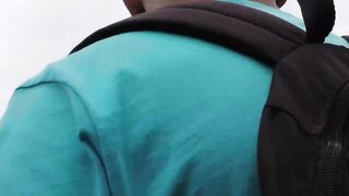 Sexy Evelyn Niell eats my huge cock as if her husband is not around