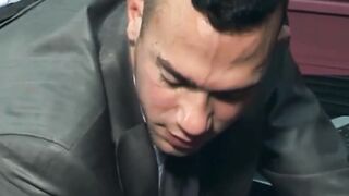 Hunky Alex Marte doggy styled the muscled ass of hottie Pablo Nunez