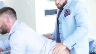 Hottie Hector De Silva bent Nicolas Brooks over and gave him an ass pounding