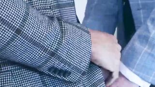 Passionate flip flop fucking on the sofa by detective Donato Reyes and Pol Prince