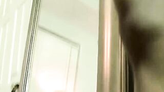 Cockstroking the big dick and huge balls of straight Abel until he unleashes hot cum