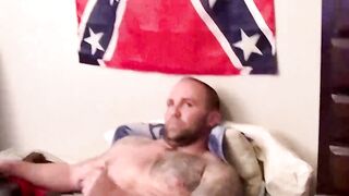 Big muscled gay Duncan DIxxx getting pleasure as he receives horny cocksucking