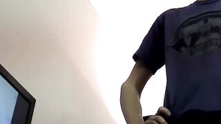 Young gay twink Service utilizes his long white cock to deeply penetrate an ass