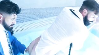 Hot Justin Jett fucks his friend Dani Robles before the wedding