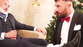 Master Adam Franco had his feet worshiped before fucking his butler Max Romano