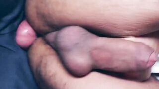 Rough fucking and wet rimming by suited Christian Sam and Little Brako