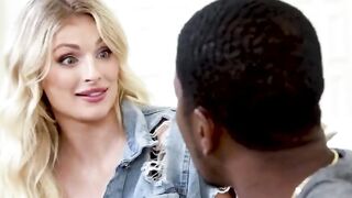 Sexy bigoted blonde ends up gagging a BBC