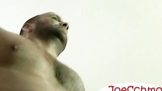Tattooed Duncan Dixx huge dick gets deepthroat until he spits load cums
