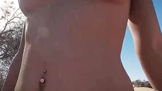 Amateur Couple Outdoor Cumshot Compilation
