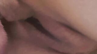 My redhead girlfriend Christine White swallows my cock and balls for breakfast
