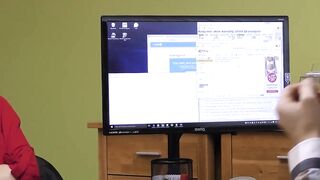 Charismatic lady Isabella Lui screams hard from credit managers pounding