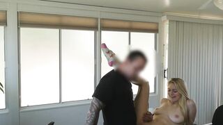 Dancer Allie Rae Loan pleasures creditors fancy cock for rent money