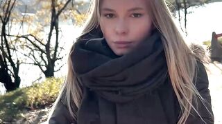 Big titted blonde Mimi Cica takes revenge on her fiancee by fucking another guy