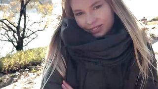 Big titted blonde Mimi Cica takes revenge on her fiancee by fucking another guy