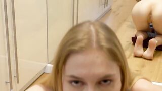 Big titted blonde Mimi Cica takes revenge on her fiancee by fucking another guy