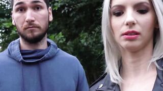 Inked wild Missy Luv gets drilled to her new job while cuckold takes a video