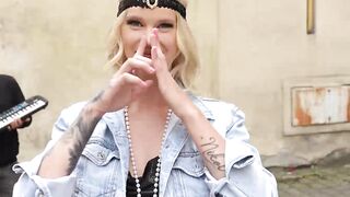 Big titted blonde Ariela Donovan gets paid to be fucked intensely