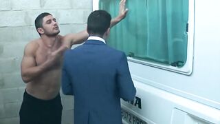 Hunky Dato Foland rimmed and drilled hard the delicious hole of Josh Milk