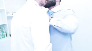 Dr Diego Reyes face fucked and rammed the ass of medical intern Sean Weiss