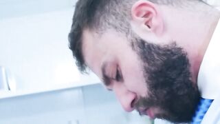 Dr Diego Reyes face fucked and rammed the ass of medical intern Sean Weiss