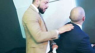 New employee Alan Vicenzo offered his asshole to get banged by Sir Peter
