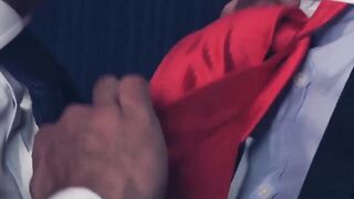 Hardcore take turn anal fucking in the cinema by suited Denis Vega and Ivan Gregory