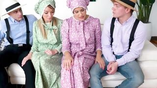 Amish housewives having their first fuck