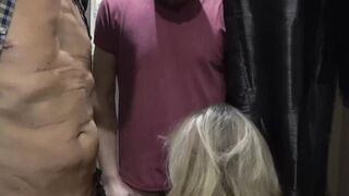 Sexy step grandma Belinda Bee and family cum together at a swingers club