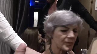 We visited a swingers club with step grandma Irenka S to experience new sexual fantas