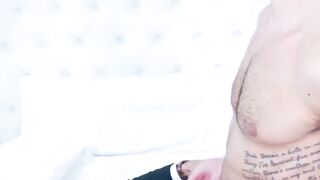 Sexy Johnny Viper screamed in getting a deep fucked by suited Bruno Max