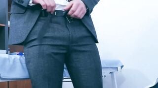 Young Reno Gold jacked his long thick cock passionately