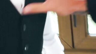 Butler Manuel Reyes spreads ass for a rough doggy style by boss Gustavo Cruz