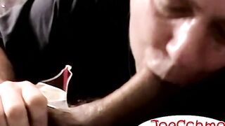 Muscled straight dude Ben wants his big black dick to be deepthroat