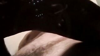Skinny Amateur Joey have his big black dick sucked and used to bareback a tight ass