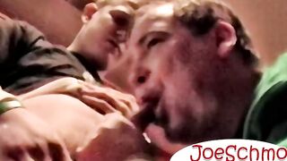 Awesome amateur gay Eskimo enjoys an intense deep sucking, balls licking and swallowi