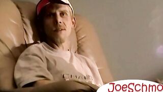 Skinny Gay amateur Steve take control through intense barebacking and deep sucking