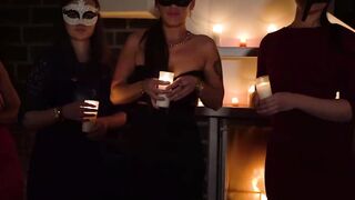 Stepsis Linny joins in the wild steamy hot family rituals for the new pregnancy