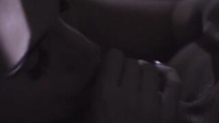 Trans stepsister masturbates beside her stepbrother