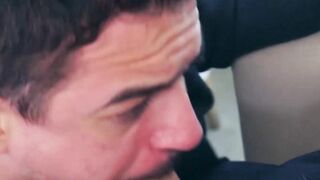 Wet take turn anal fucking by suited buddies Jonathan Miranda and Diego Reyes