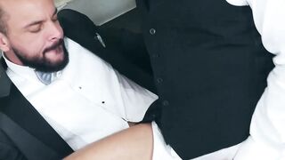 Suited Emir Boscatto offered his tight ass to got rammed hard by Sir Peter