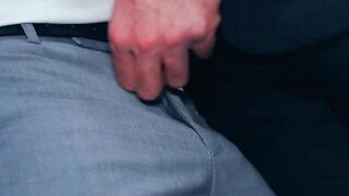 Suited Dani Robles had his ass rimmed before getting banged by Franky Fox