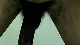 Riding daddys big black cock til he shoots loads in my mouth