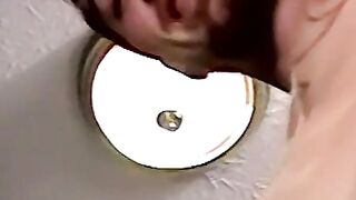 Skinny dude with his gay friend sucking his cock and cum