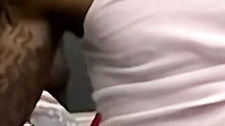 Big cock sucking precedes a steamy facial for an amateur