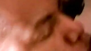 Big cock sucking precedes a steamy facial for an amateur